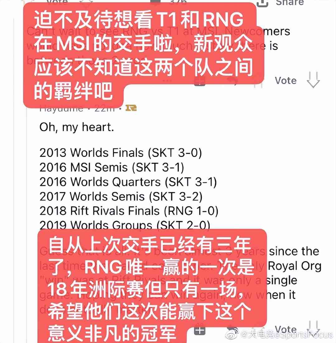 LOL：Reddit网友热议RNG夺冠：“春之虎帝”可不是说说的