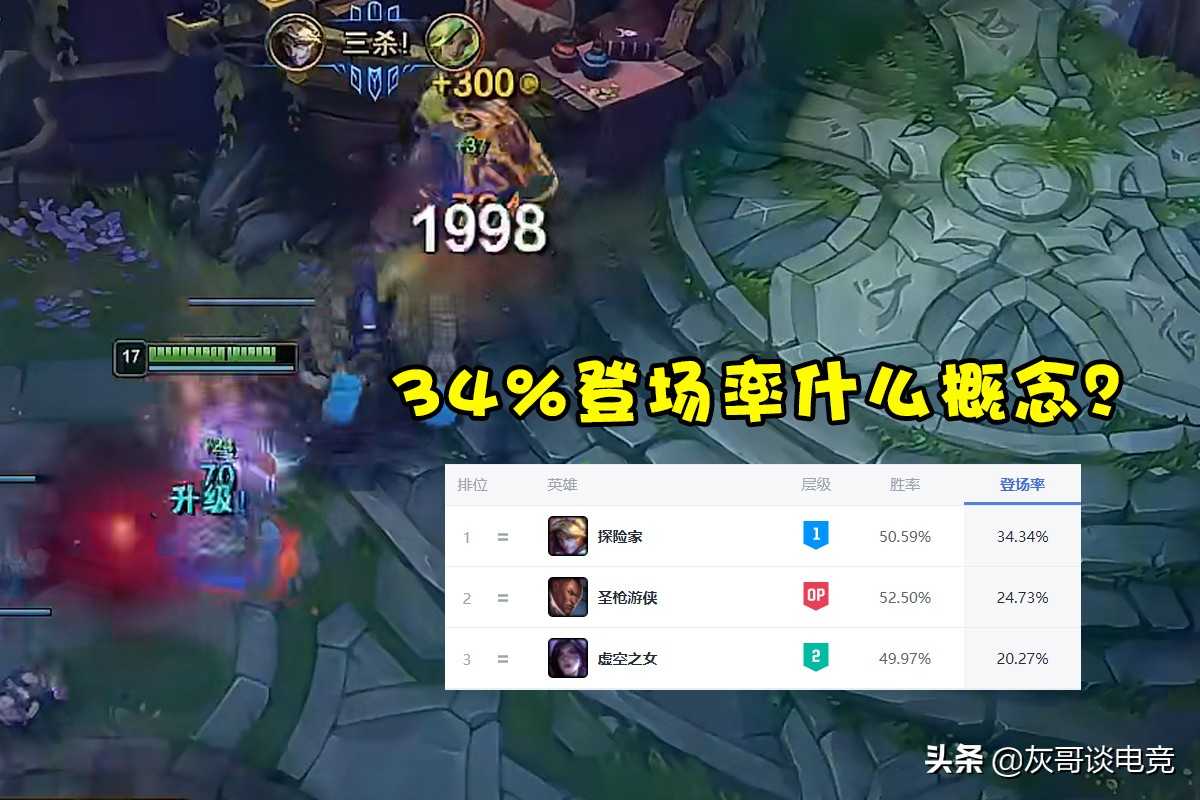 LOL“爆杀CD流”EZ成下路答案，后期放Q零冷却，输出碾压三相神分