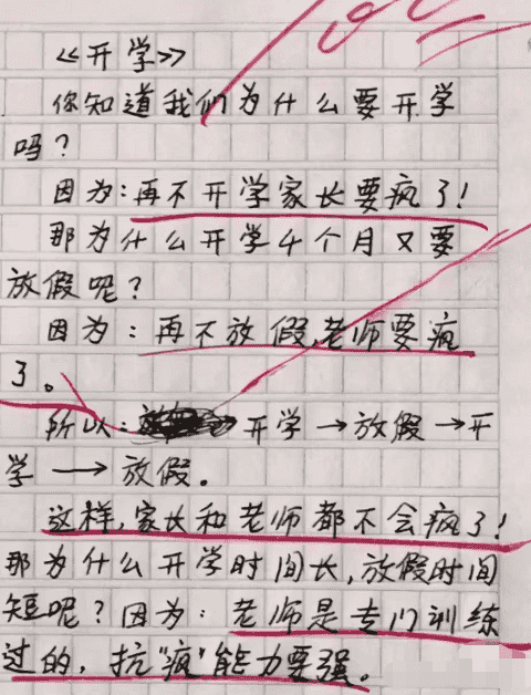 学生作文《原神》火了，看得人一头雾水，尴尬到脚趾抠出三室一厅